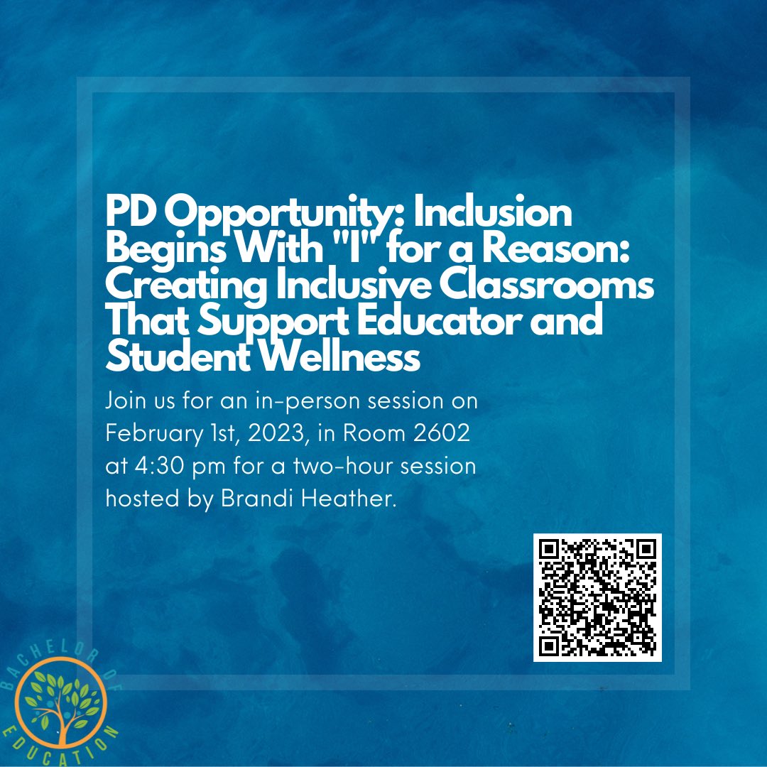 eusrdp's tweet photo. Join us for an in-person PD session on February 1st, 2023, in Room 2602 at 4:30 pm for a two-hour session hosted by Brandi Heather. 

https://t.co/ylMw8UNNSa https://t.co/sgD8m2ggTd