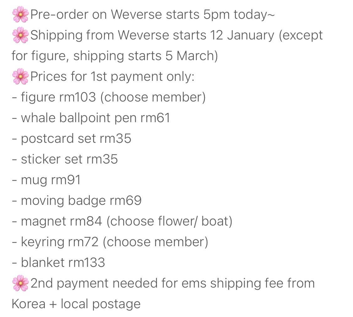 kwaszemei's tweet photo. WTS/ GO - TinyTAN dalmajung merch. Prices in last photo~
Shopee checkout available https://t.co/pnIxC5v3nn
#pasabts @BTSMarketMY @btsMYshare https://t.co/obBz21YmKk
