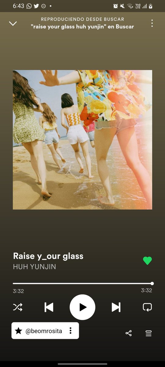 poemrene's tweet photo. — raise your glass en spotify

르세라핌 허윤진 #허윤진 #르세라핌 
@le_sserafim @IM_LESSERAFIM https://t.co/1dSoZc6m2r