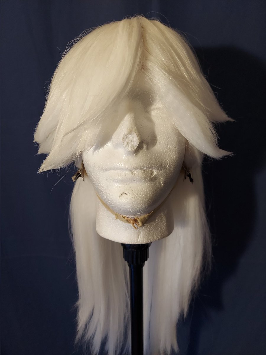 JustOkJustin's tweet photo. My Cyno wig came in today! This was styled by @blackashfallcos and it is absolutely perfect 😍 https://t.co/yUzpwhUZcv