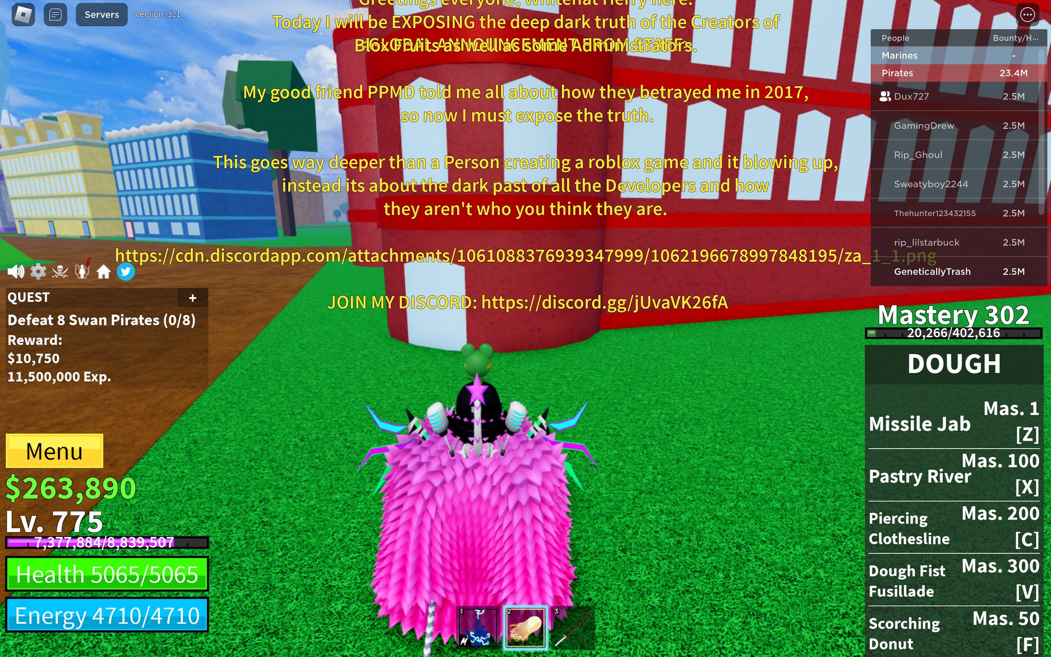 Blox Fruits got HACKED while we were playing 