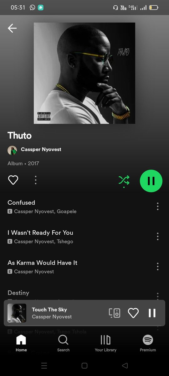 Bragod3's tweet photo. @casspernyovest  this album is blessing my morning 😭❤️ https://t.co/wDUnp91bm2