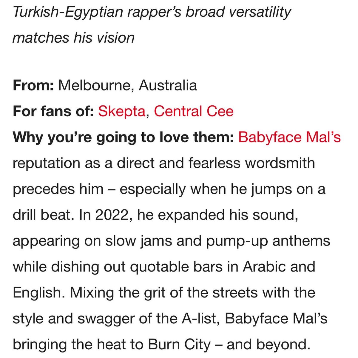 Good way to start the year 🤩 #NME100
I’ve been included in the 2023 <a href="/NME/">NME</a> 100‼️ YURRR 😝😍 love to NME and all those that show love to me 💙 it’s gonna be a big year inshallah 🙌 hope y’all enjoy what I got otw ICON FASHURE 👽 lesgetit fam 🕺