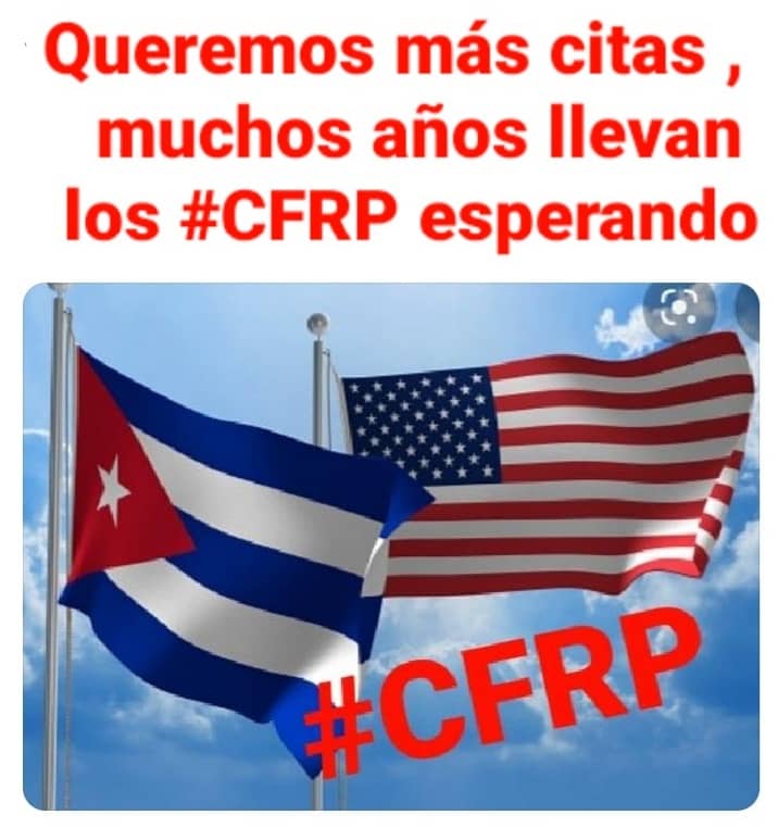 Lissett70520220's tweet photo. Could it be that our parol (CFRP) does not have priority? WE ARE FAMILY, WE WANT TO MIGRATE LEGALLY.... #F3 , #CP1 , we want APPOINTMENT
@POTUS @USCIS @USEmbCuba 
 PLEASE HELP https://t.co/Kvw5UUvcLT