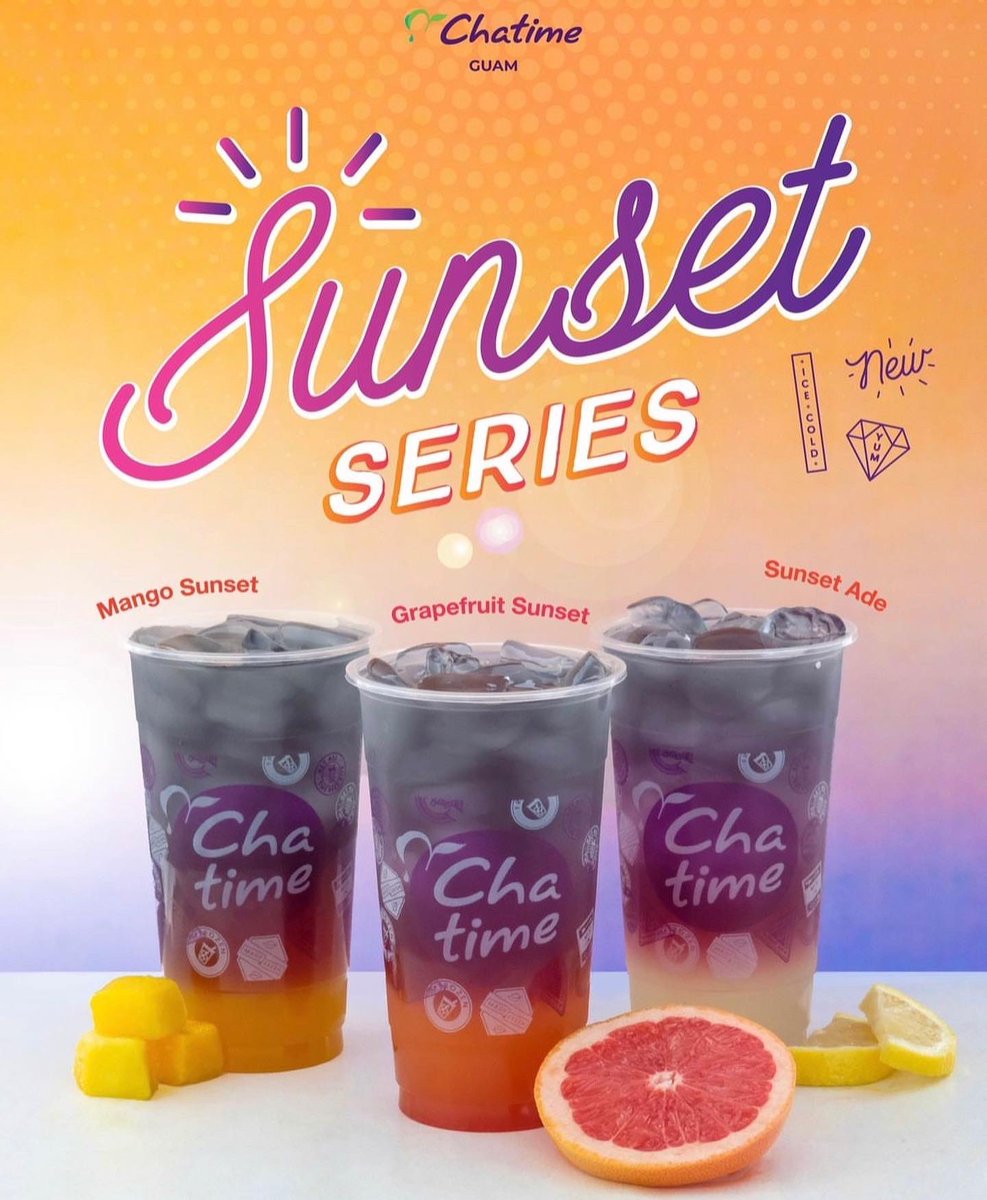 GPOguam's tweet photo. NEW Flavor Series available at Chatime. 

Come on by &amp; try any of the new flavors Chatime has available for you at our GPO location near Ross.

For more info 📞671-649-7272

#gpoguam #guampremieroutlets #guam #GPOeats #guamfood #gufood #guamfoodies #bobatea #crembrulee https://t.co/pp1GBxFLUL
