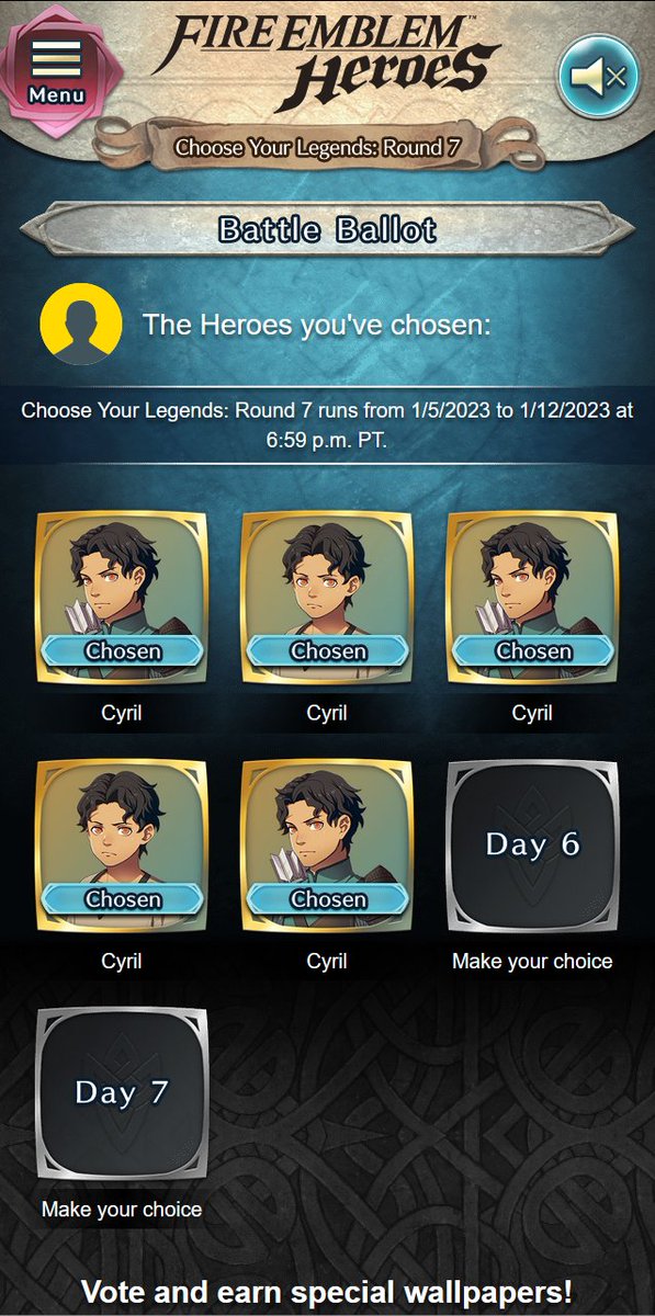 Cyril will always get my vote. Two more days to go! #VoteCyrilCyl7