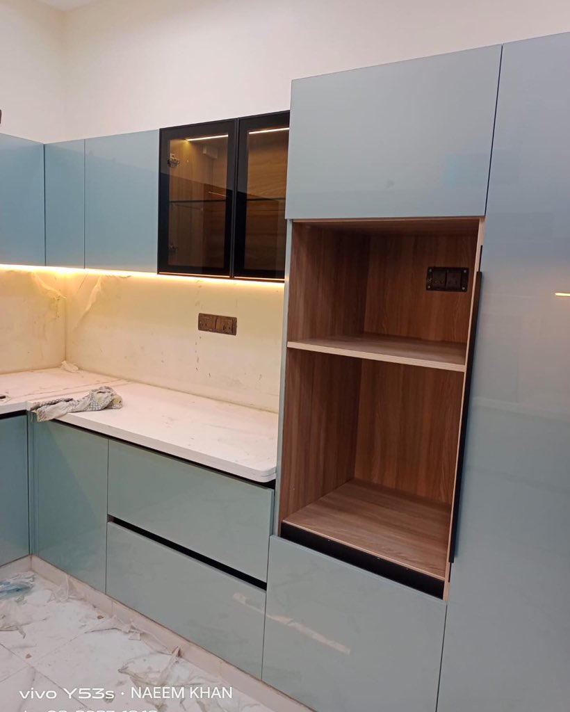 ajeetpgdm10's tweet image. हरे कृष्णा🙏🙏New site completed-
Kitchen crafted with all latest accessories and client&apos;s taste.

Location: ASHOK VIHAR -New DELHI 
Service: Modular Kitchen

To get connected with us call us @ 9911114980

#modularkitchendesigns #raemdesign#kitchenspace #storagesolutions