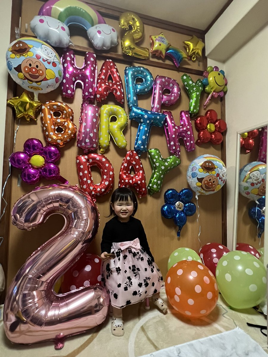 029_ii_'s tweet photo. 1月2日惟月2歳👑

性格も顔もパパそっくりな口達者な生意気な娘やけど愛おしいすぎるよ🥰
これからも元気に育ってね☺️
(時差投稿すぎる。笑) https://t.co/ION5bIJrlN