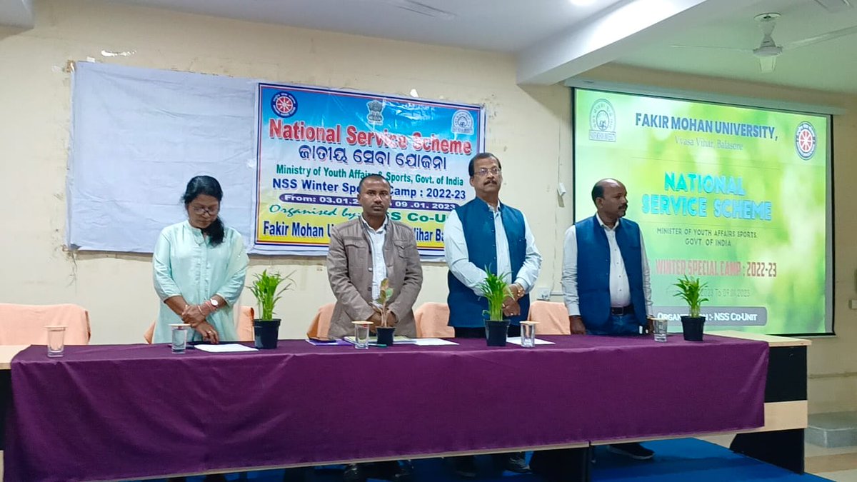 KumarSunilSwain's tweet image. Valedictory program NSS Winter special Camp 
                    "We did it !!✊🏻"
The NSS Volunteers of Fakir Mohan University Balasore Successfully complete the Winter special Camp 2022-23.
@_NSSIndia #NSSunit #nssfmu #nssodisha 
ଫକୀର ମୋହନ ବିଶ୍ୱବିଦ୍ୟାଳୟ 
@FMUniversityBLS