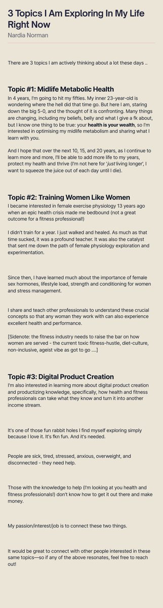 3 Topics I Am Exploring In My Life Right Now