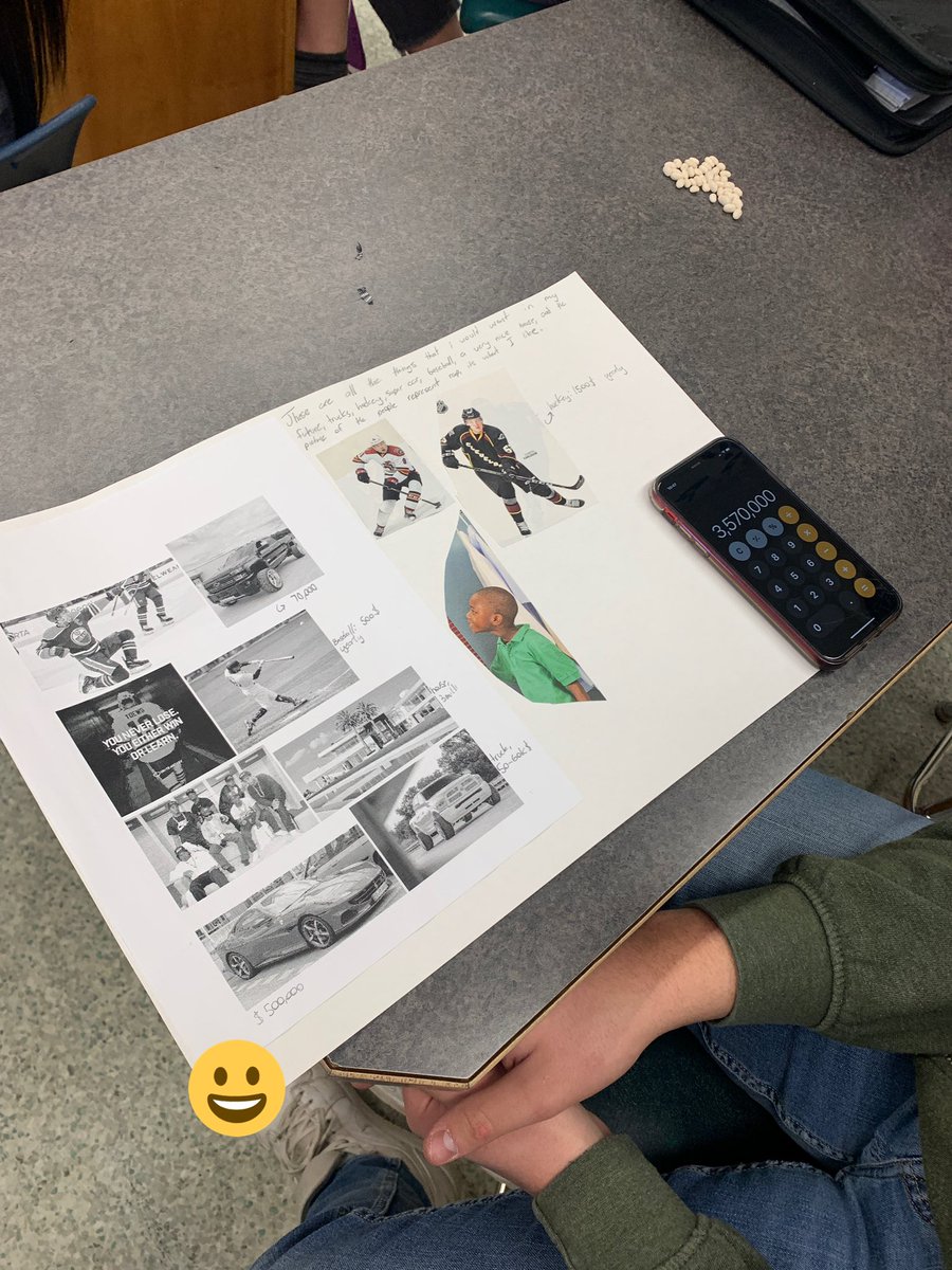 missjosephison's tweet photo. Using our Vision Boards to determine the cost of our goals, differentiating between Wants and Needs, and playing the Bean Game πΈ #CALMclass #AlbertaCALM #teach180 https://t.co/jvsBsi0sdh