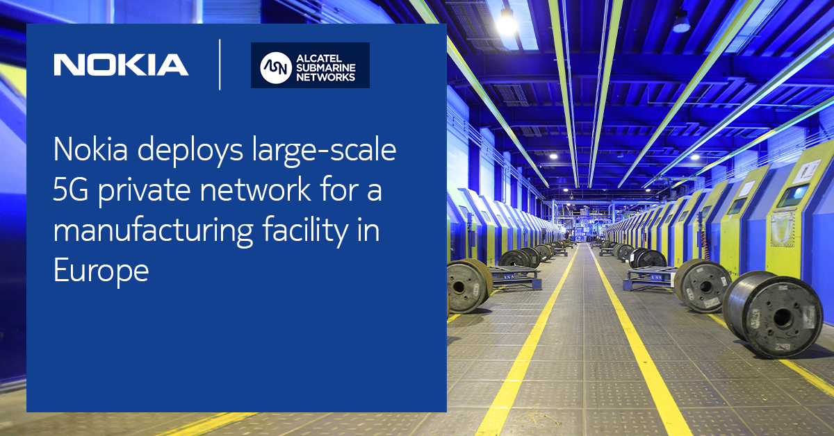 Collaboration between @ASN_Comm and Nokia, @GroupeIliad, @FreePro & @PTC has made their site in Calais, Europe’s largest #5G connected #manufacturing facility, utilizing our Digital Automation Cloud platform offering #PrivateWireless connectivity. nokia.ly/3V9pn29