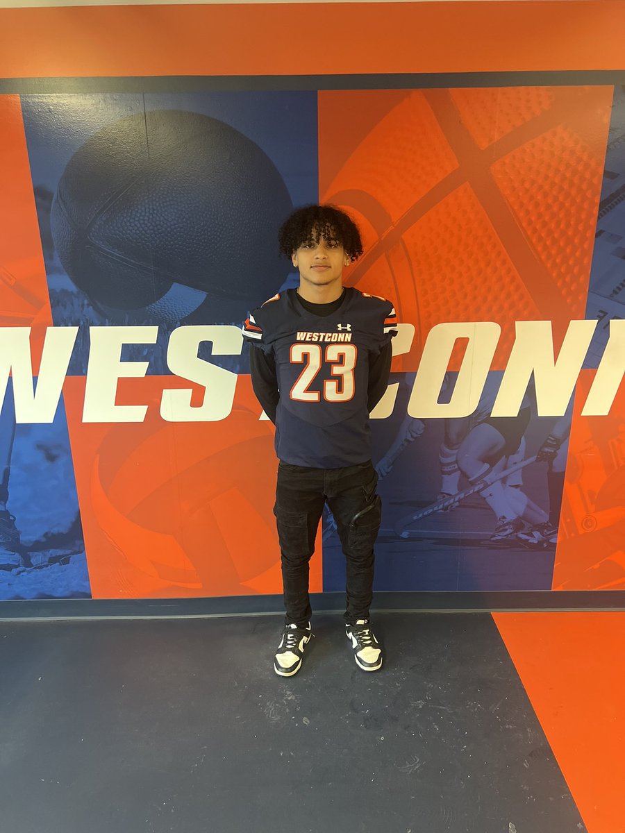 After a great visit, I’m blessed to announce I have received my second official offer from <a href="/WestConnFB/">Westconn Football 🐺</a> 
<a href="/CoachCirino21/">Drew Cirino</a> <a href="/CoachLoth/">Coach Loth</a> <a href="/ChrisAppJr5/">Chris App Jr</a> 💙🧡🐺🐺