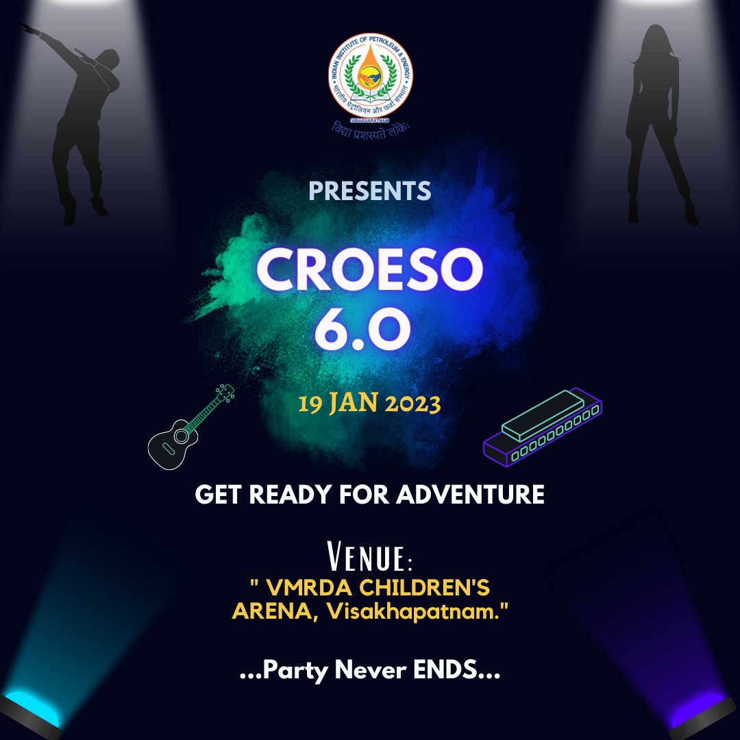 IIPE_vizag's tweet photo. IIPE invites you all to enjoy the Fresher's Eve.
#Cultural #CROESO_6.0 #iipevsp #Fresher_party #college https://t.co/LRpmxOHTYS