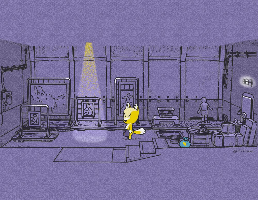 「また来なかった　か。。」

#AnimalCrossing
#あつまれどうぶつの森
#お絵かき