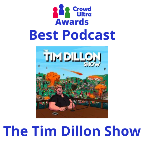 CrowdUltraNews's tweet photo. The Tim Dillon Show has won the 2022 @CrowdUltra Best Podcast of the Year Award.
Read More: https://t.co/e89a9Qzm4E
Learn How @CrowdUltra Enhances Any Podcast: https://t.co/Z7SbsSLuTV
#timdillon #podcast #timdillonshow #comedy https://t.co/oyPt4B2EwG