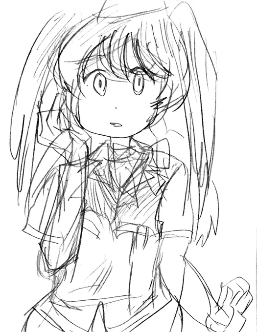 朝とお昼の3分ラフrkgk
仕上げまでやれるといいわね 