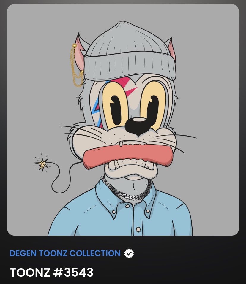 I done did the dang thang <a href="/DegenToonz/">Degen Toonz</a> 

Now I hold one of each polled project 💪🏻