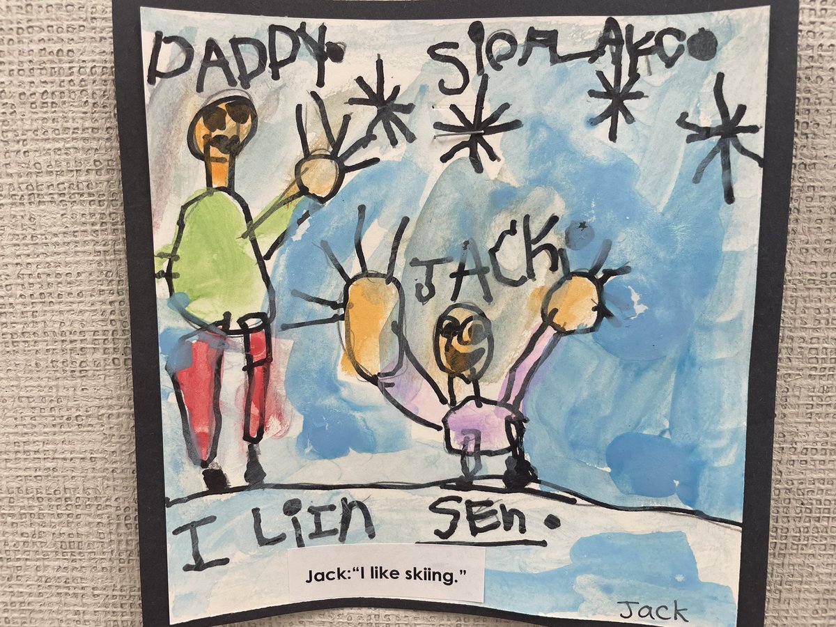 copperfieldkin1's tweet photo. Students have been practicing making letter to sound connections. We are using that knowledge to sound out words for labelling pictures and even writing simple sentences! Check out our amazing work! @cbe_earlylearn @Copperfield106 #WeAreCBE #writing #kindergarten https://t.co/OKdXrXrC3d