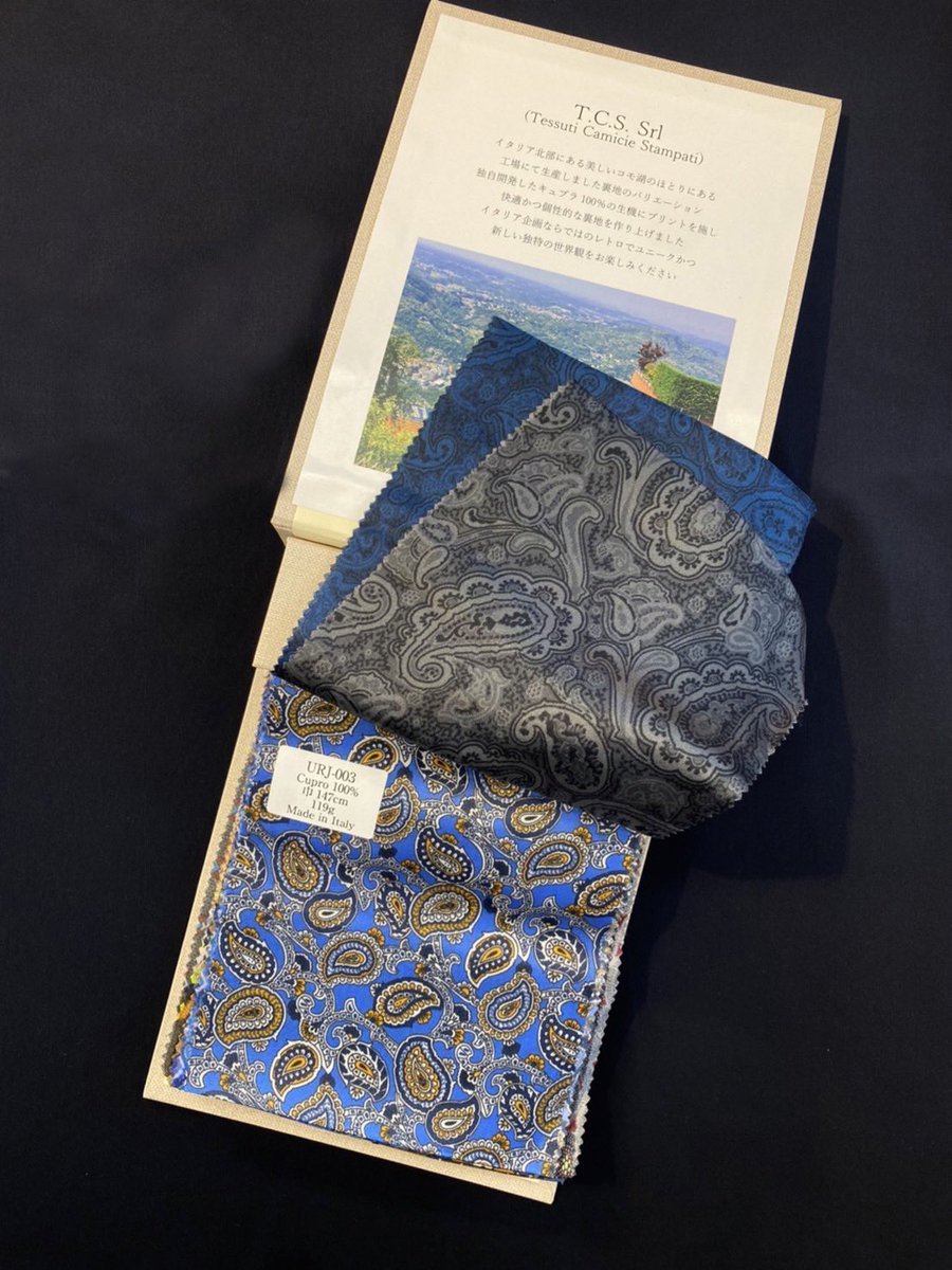 LAS_JAPAN_SHIRT's tweet photo. t.c.s.ark
新しいスーツ裏地入荷いたしました。
日本橋店立川店ともに準備しており��すのでぜひ店頭でご覧ください。
#オーダースーツ https://t.co/wozo2JGdOm
