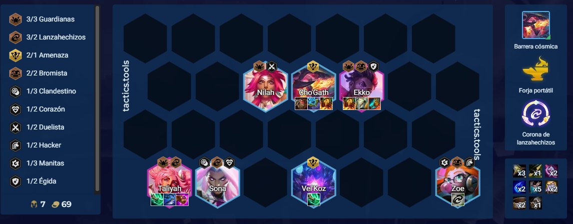 BlancoHwk's tweet photo. Composición alterna a Taliyah #TFT #TeamfightTactics 

Follow me  https://t.co/6YpUCA2iTJ https://t.co/YypkKjTRmj