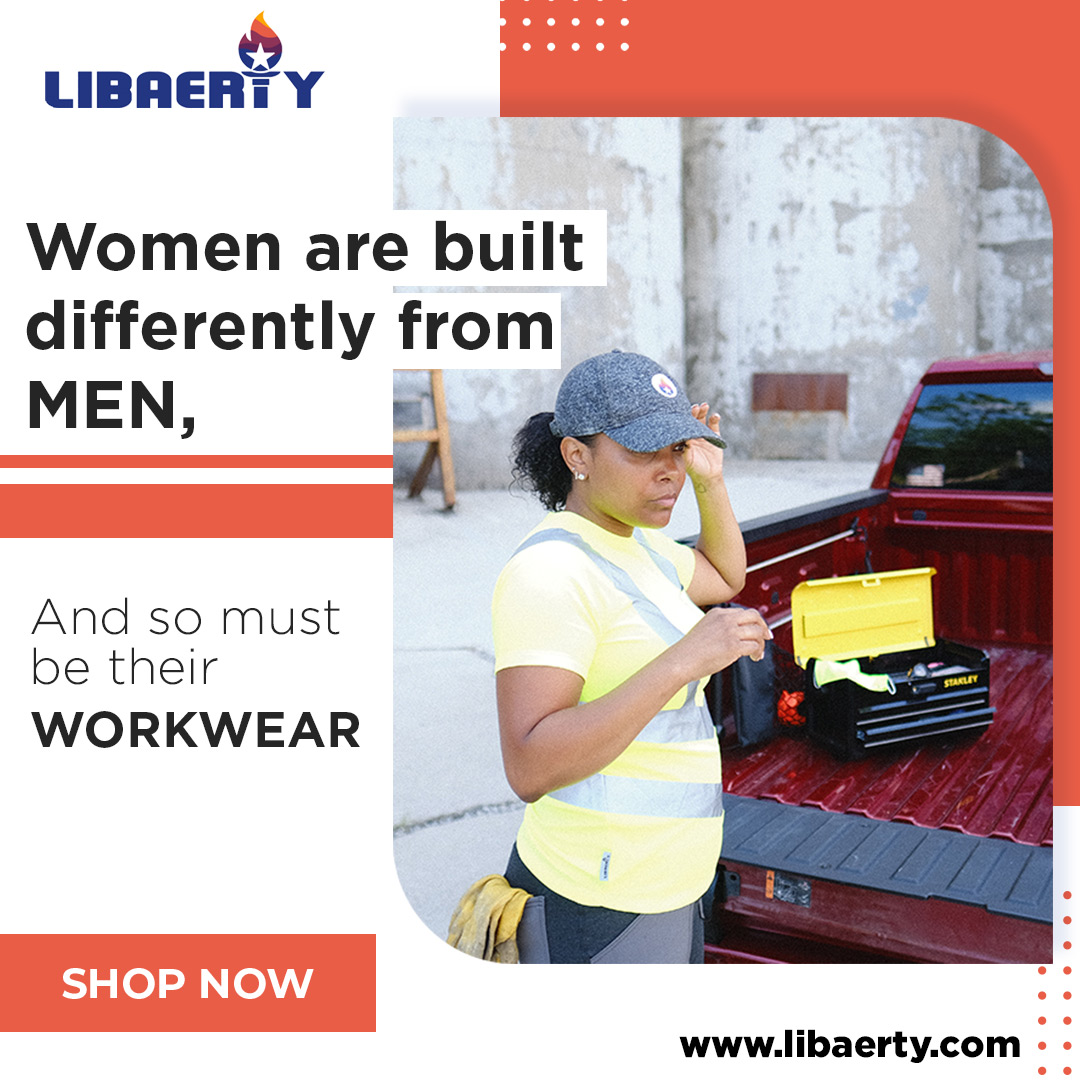 LIBAERTY_ww's tweet photo. At LIBAERTY we only design workwear for women to make sure it fits your shape and movement.
It's time we acknowledge that women are built differently from men, and so must be their workwear.
#LIBAERTY #WomensWorkwear #WorkwearForWomens #functionalfashion
#ForHardWorkingWomen https://t.co/Uq5I2bZM9M