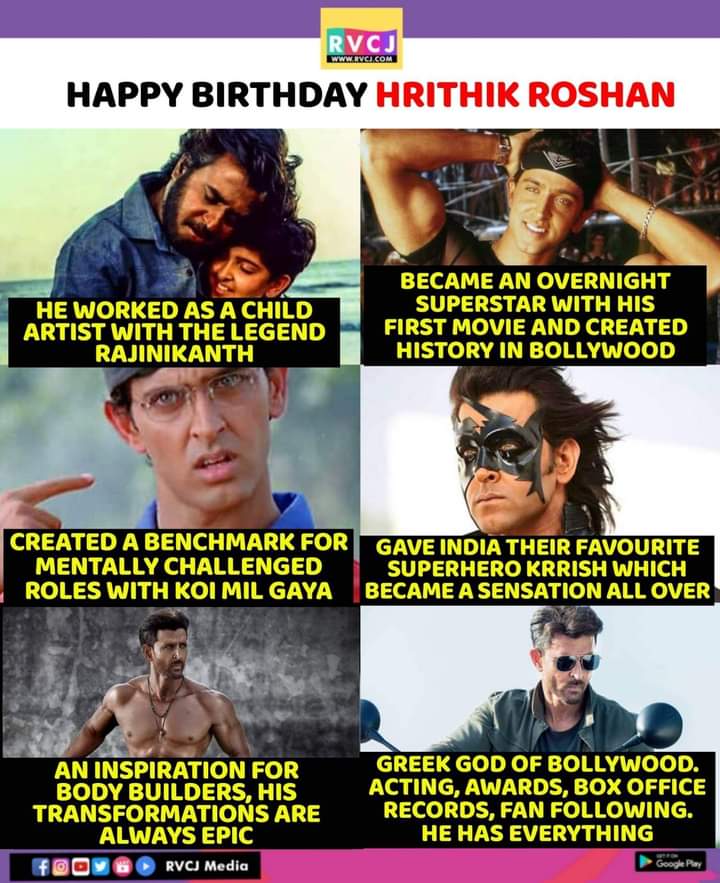 Happy Birthday   Hrithik Roshan  