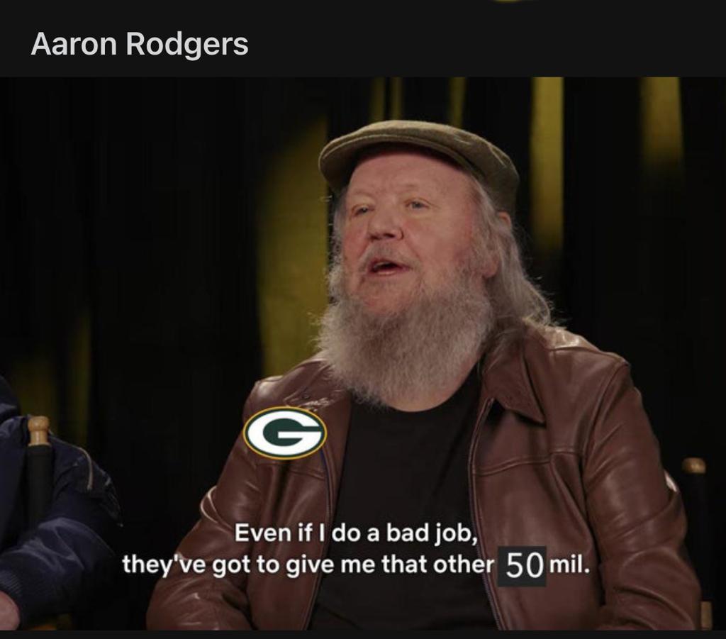 Larboard Oaks Mansion Ghost Tour (@ghosthousetour) on Twitter photo Aaron Rodgers talking about whether he's going to come back next year
#itysl <a href="/ITYSL_memes/">I Think You Should Leave memes 💦🥩</a> Aaron Rodgers talking about whether he's going to come back next year
#itysl <a href="/ITYSL_memes/">I Think You Should Leave memes 💦🥩</a>