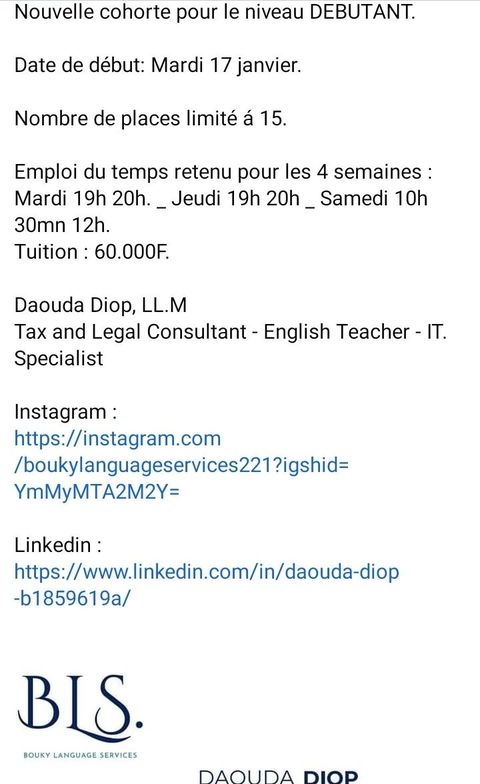 Bouky96Diop's tweet photo. Venez nombreux prendre part à la formation accélérée qui se passera en ligne. +221773846538 https://t.co/21TXxTaIXo