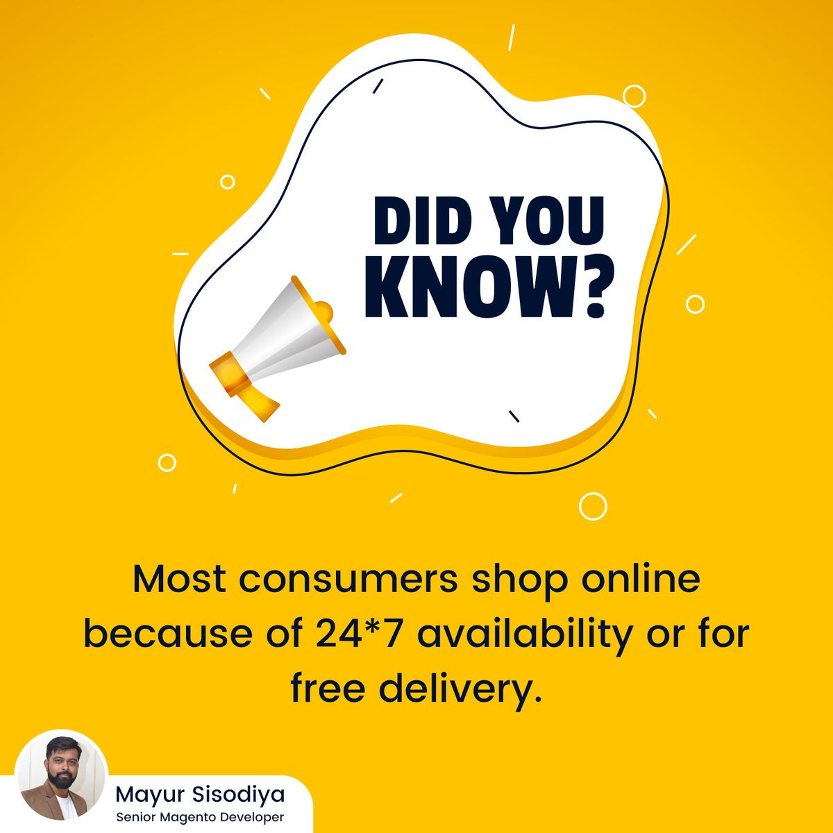 DID YOU KNOW ❓

Most consumers shop online because of 24*7 🕛 availability or for free delivery 🚚

#didyouknow #didyouknowfacts #ecommercefacts #researchstudy #factsdaily #factlovers #dailyfacts #instafacts #worldfacts #realfacts #amazingfacts #coolfacts #interestingfacts