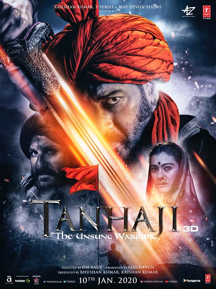 Gopalsi07709725's tweet photo. #3YearsofTanhaji 🎥👏
#NationalAwards
Wholesome Entertainment
Best Actor - #AjayDevgn
#FilmfareAwards
Best Director - #OmRaut
Best Supporting Actor - #SaifAliKhan
Highest Grossing Film of #ajayDevgan - 367 cr
#TanhajiTheUnsungWarrior #Kajol #SharadKelkar #NehaSh https://t.co/Ad0cTLwF6B