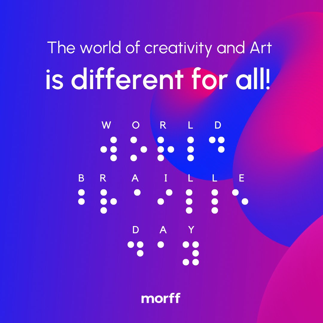MorffOfficial's tweet photo. Some may see the art🎨, some may feel the art, the world of creativity is different and unique for all! 🤗

#braille#braillebooks#blind #o #blindness #visuallyimpaired #brailleart  #skateboard #louisbraille https://t.co/KX78XXCsd7