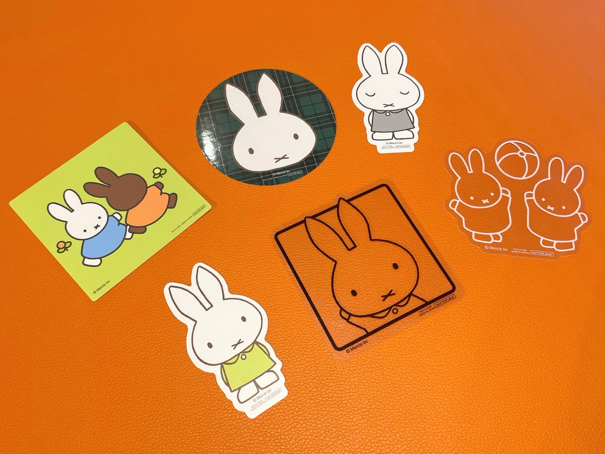 bnam_jp's tweet photo. ／
🌼miffy Amusement×NAMCO🌼
限定ノベルティをご紹介👀
＼
🌟絵柄いろいろ ダイカットステッカー🌟
透明仕様も✨

ナムコ限定景品アソートが当たるWチャンスキャンペーンも実施中♪
詳細▶https://t.co/OxEHUhcYhN
#miffy #ナムコ限定 https://t.co/XYs3R5GIfE