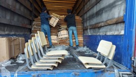 SRTFUND's tweet photo. The #SRTF delivered 964 #school_furniture items to 10 schools that will be #rehabilitated under its #Cash_for_Work project in Northern #Aleppo. The EUR 1 million budget project will directly #benefit 6,010 individuals & around 30k people indirectly.
https://t.co/FJ5rPpLgPq https://t.co/xiYms7RVe6