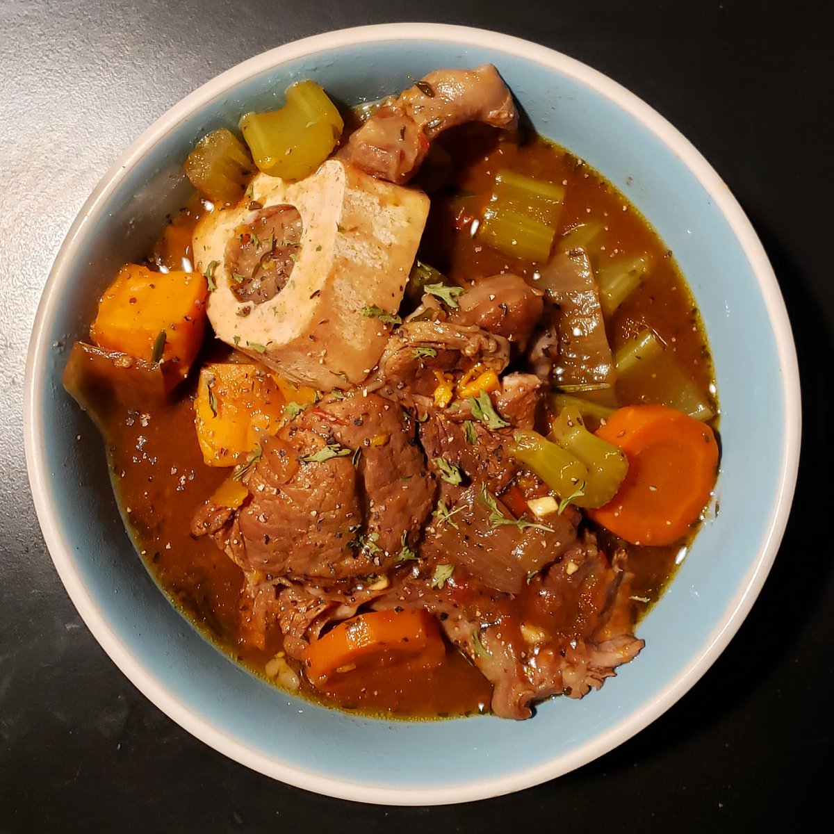 mrkapao's tweet photo. #OssoBuco #Stew for a Rainy Day #Dinner! 🌧 🍖

#soup #beef #beefshank #meat #comfortfoods #foodies #foodporn https://t.co/WWqsYUbrq0