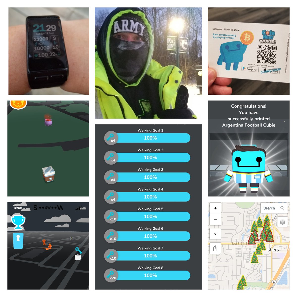 DerekSease's tweet photo. Definitely got more steps in during 2022! Enjoyed playing @CoinHuntWorld #mycoinhuntworld https://t.co/RNjrVv3DWs