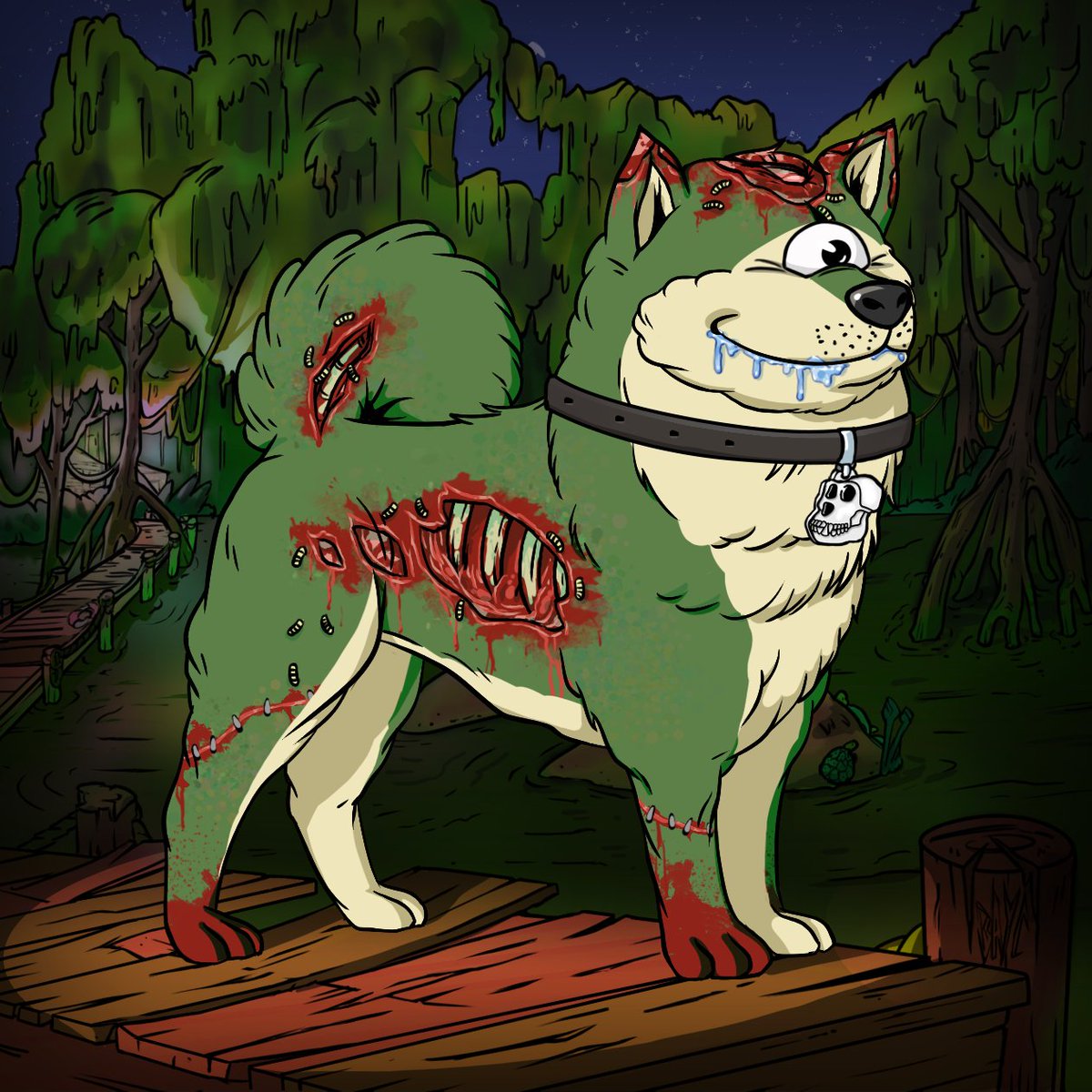 Hey fam, I stopped by the Kennel and picked out a dog I couldn't pass up. He had been beaten and starved, was missing an eye, had numerous cuts, and was so thin his ribs were showing. I need help coming up with a great name. Do you have any suggestions?