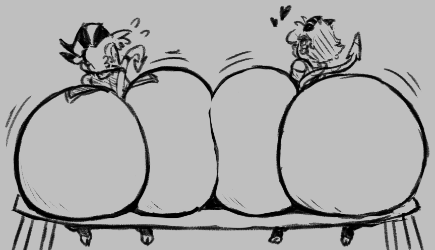 hoodiechubs's tweet photo. Assorted imp butts for @elephantbroFA! Seems Moxxie is really popular amongst my followers lol https://t.co/re6ZVLX3gK