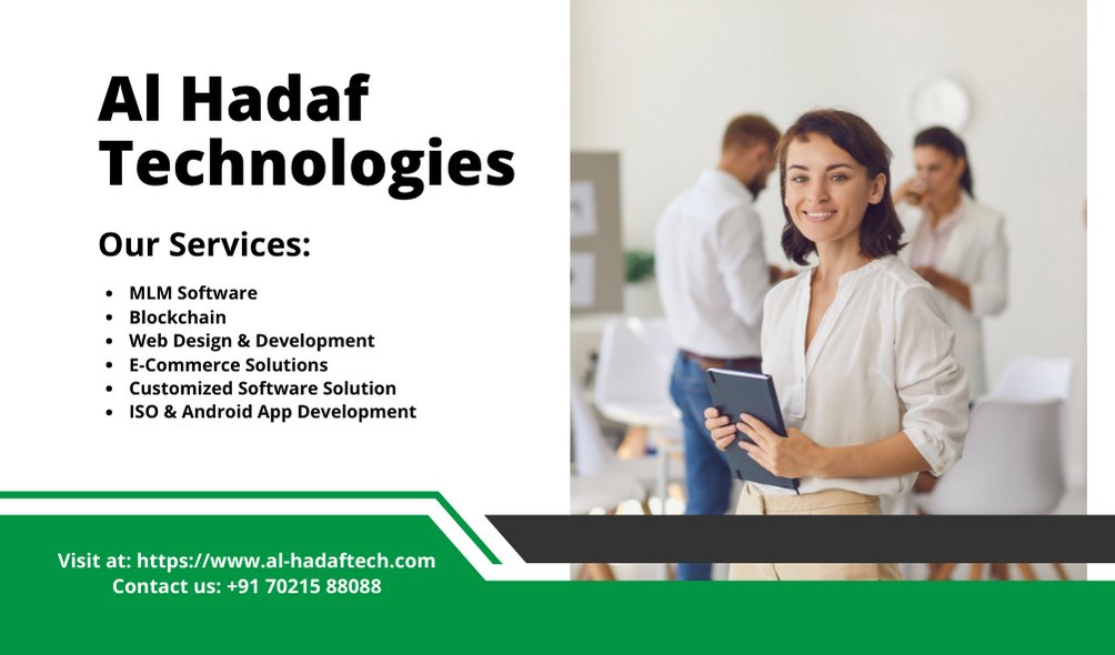 ATech088's tweet photo. Blockchain is the ideal platform to facilitate enterprise blockchain &amp; MLM Software solutions through a low-code approach, 

https://t.co/biGetmhKzu

#mlmsoftware #blockchain #website #ecommerce #webdesign #development #nft #nftplatform #smart_contract #ecommerce_solution https://t.co/pllq0bL0UV