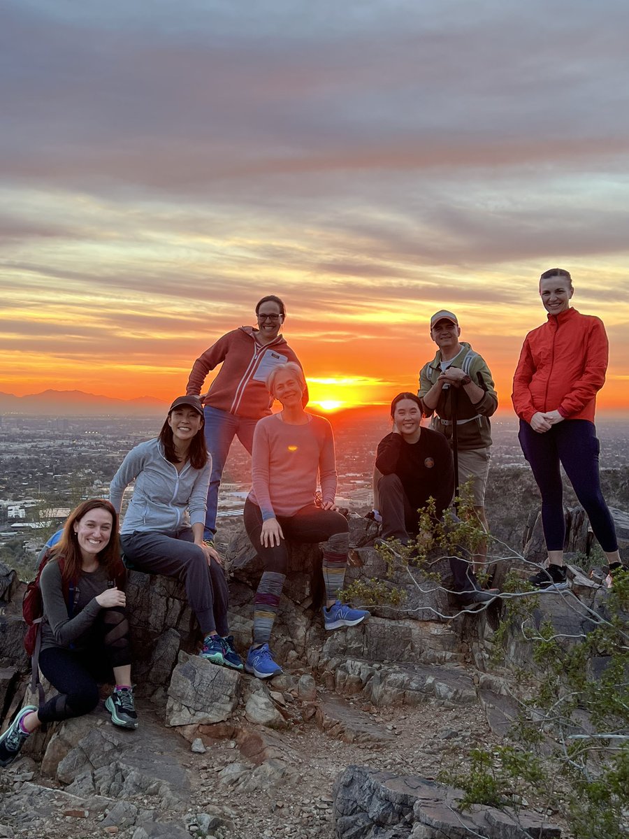 Incredible views on our sunset hike through some of Scottsdale’s hills. Got to get your steps in! @apgonews #2023FDS @helenjkmorgan @KempnerSamantha @croyce62 @sarahdk8383