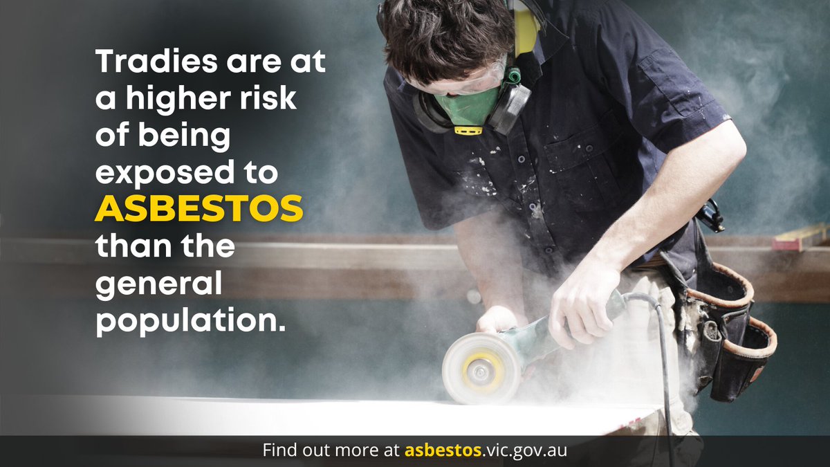 LVasbestos's tweet photo. Tradies are at a higher risk of being exposed to asbestos than the general population.
If you are working on buildings built before 1990, it's important to know how to protect yourself from the hazards of this once popular and now degrading building material. https://t.co/Uuo0gjlT9u