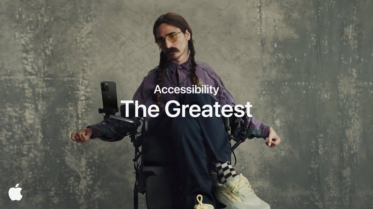 caraorgau's tweet photo. Have you seen Apple's ad highlighting their new accessibility features? It'll probably be the best thing you watch all day! Check it out here https://t.co/v1Ho2WCEmo https://t.co/l5oHL6RgpU