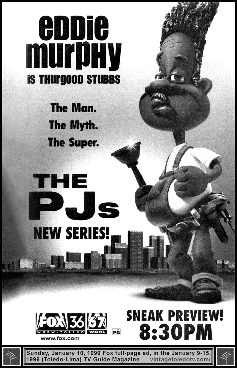 k50cullen's tweet photo. In 1999 and 24 Years Ago, #ThePJs premiered on @FOXTV on this day and is in streaming everywhere RT and Like if you love this show. (#EddieMurphy, @lodivadevine, @JeniferLewis, #JanetDubois, @thephilmorris, @ClevelandJr, #CrystalScales, #MicheleMorgan, @therealmeSMH, https://t.co/2Ugh7lButb