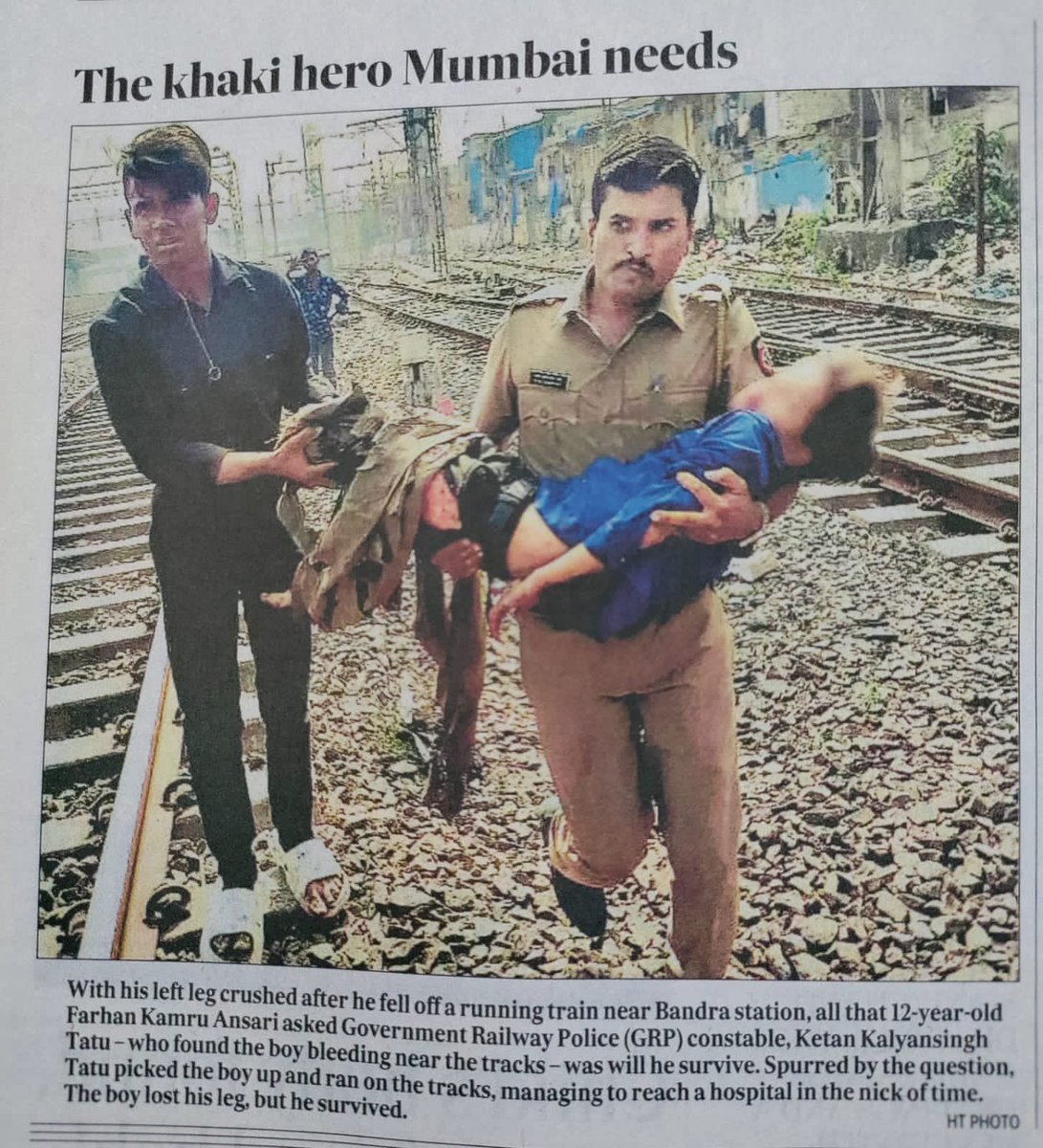 GoodBadUgly22's tweet image. Kudos to the hero in uniform . Such heroics should be shared with the entire police force as one good deed inspires many . Hope exists #CPMumbaiPolice #MumbaiPolice #MTPHereToHelp