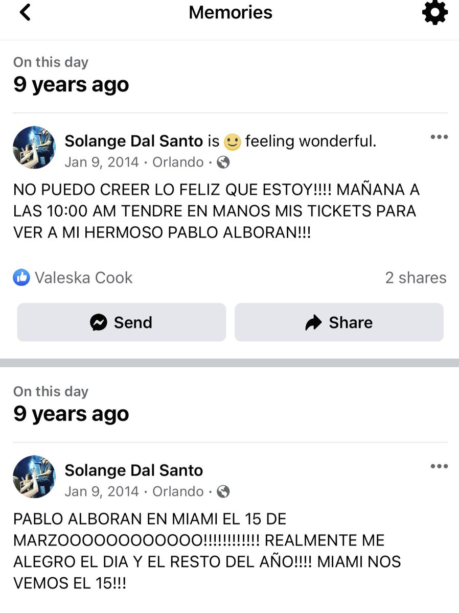 Y así empezaba todo <a href="/pabloalboran/">Pablo Alborán</a> tu primer concierto en Miami ❤️