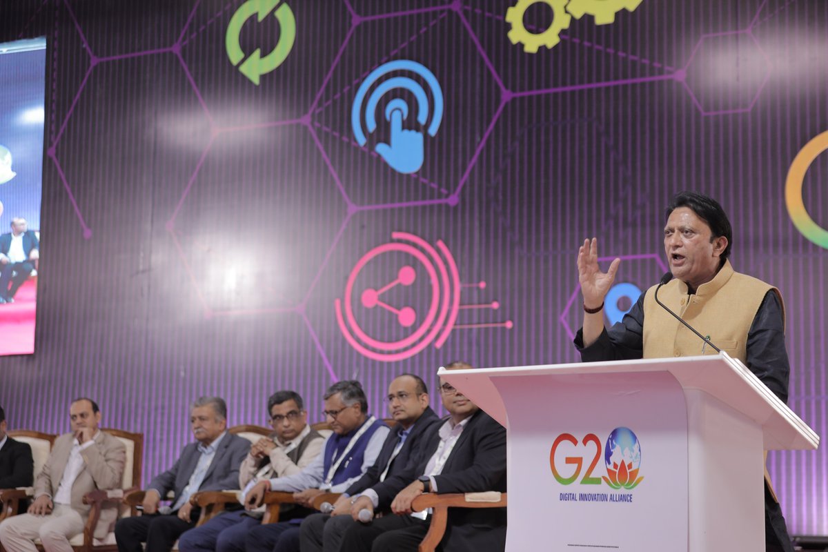 MeitY Startup Hub (@meitystartuphub) on Twitter photo @MSH_MeitY in partnership with <a href="/DholakiaVenture/">Dholakia Ventures</a>
Organized roadshow of #G20 Digital Innovation Alliance (DIA) for Startups and DV8 Infinite Possibilities with an aim to mobilize global capital for innovation and speedy acceptance of the platform in India at Surat on Jan 7,2023 @MSH_MeitY in partnership with <a href="/DholakiaVenture/">Dholakia Ventures</a>
Organized roadshow of #G20 Digital Innovation Alliance (DIA) for Startups and DV8 Infinite Possibilities with an aim to mobilize global capital for innovation and speedy acceptance of the platform in India at Surat on Jan 7,2023