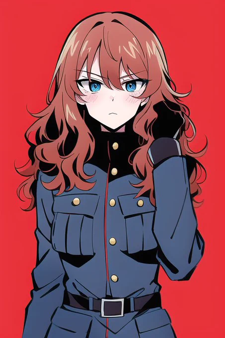#NovelAI スプートニク高校「ライカ」まだ設定は考えてます 