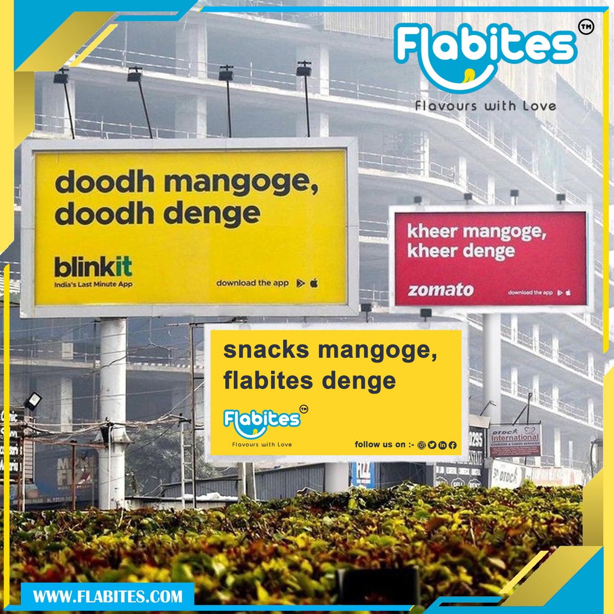 flabites's tweet photo. Trend toh Banta hai !! Because Flabites have amazing taste snacks to offer you. https://t.co/5e9pQJk5ju