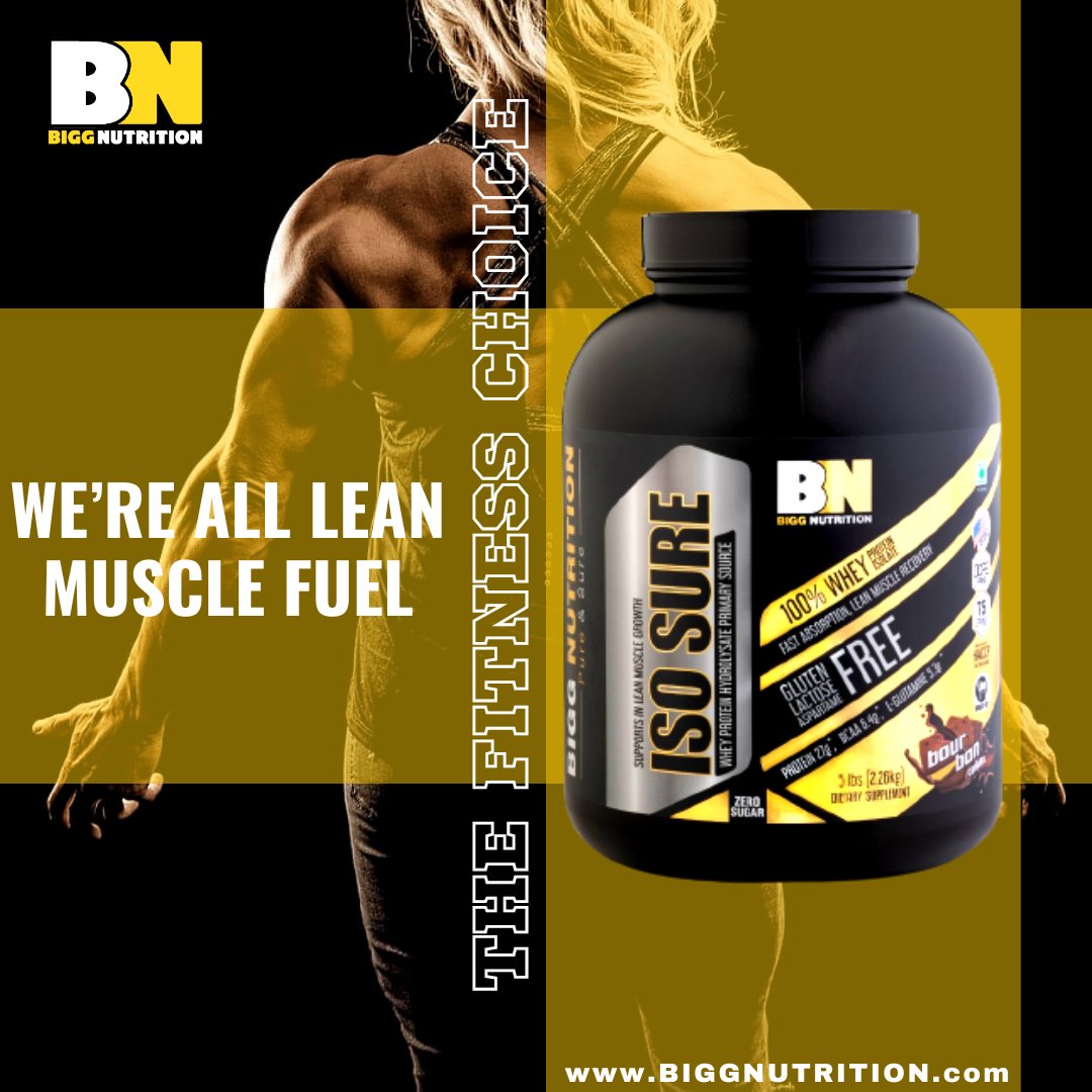 bigg_nutrition's tweet photo. The Fitness Choice | 100% Whey Protein Isolate
ISO SURE | WE'RE ALL LEAN MUSCLE FUEL
The Best In Its Class Must Try
● 27g* Protein
● 6.4g* BCAAs
● 5.3g* L-Glutamine
Bigg Nutrition That's Results Matter💪
Call: 9312206676
https://t.co/wNZxoFRNae

#ISOSURE #grassfed #wheyprotein https://t.co/oWBrZbFXtu