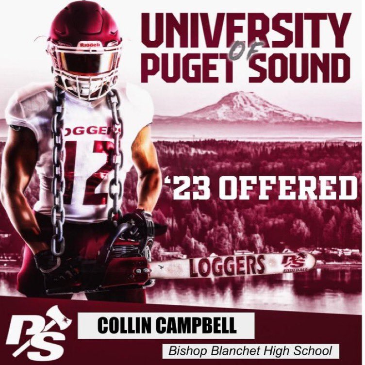 After a great phone call with @LOGGER_LBCOACH, I’m thankful and excited to receive an offer to @P_S_football! @jeffthomas4 @BrandonHuffman @RylandSpencer @RealMG96 @TFordFSP @CoachSalle @JWilley3 @CoachLeander @PrepRedzoneWA